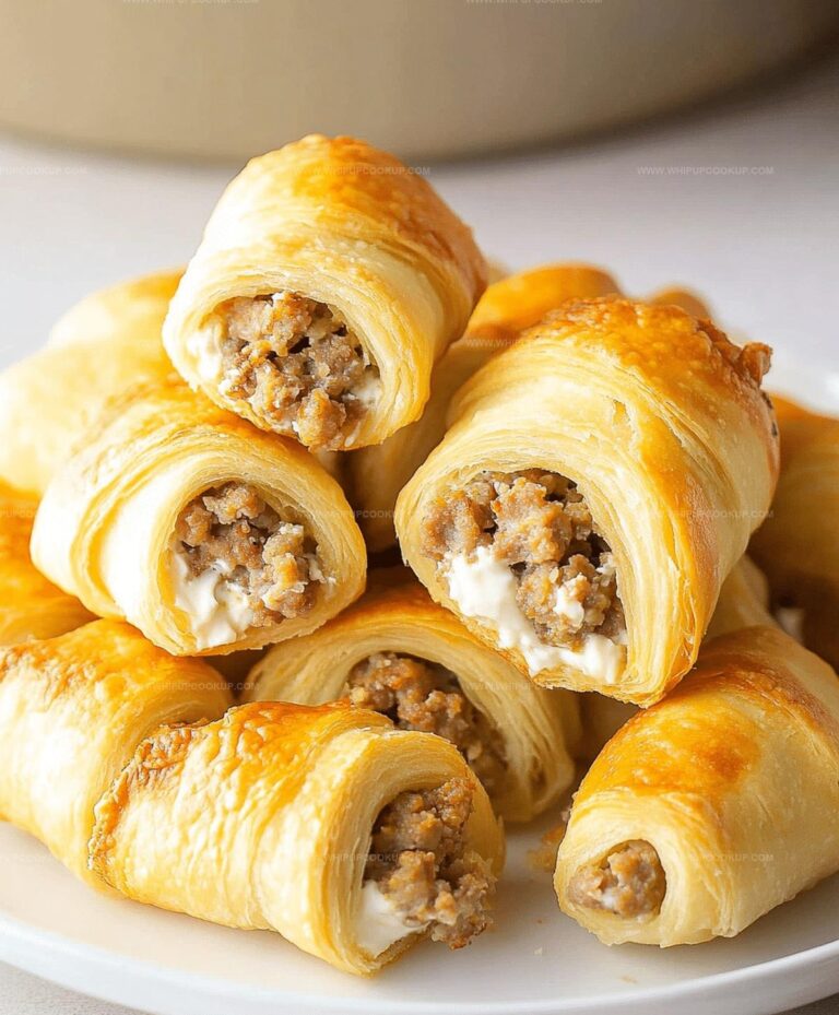Sausage & Cream Cheese Crescents Recipe