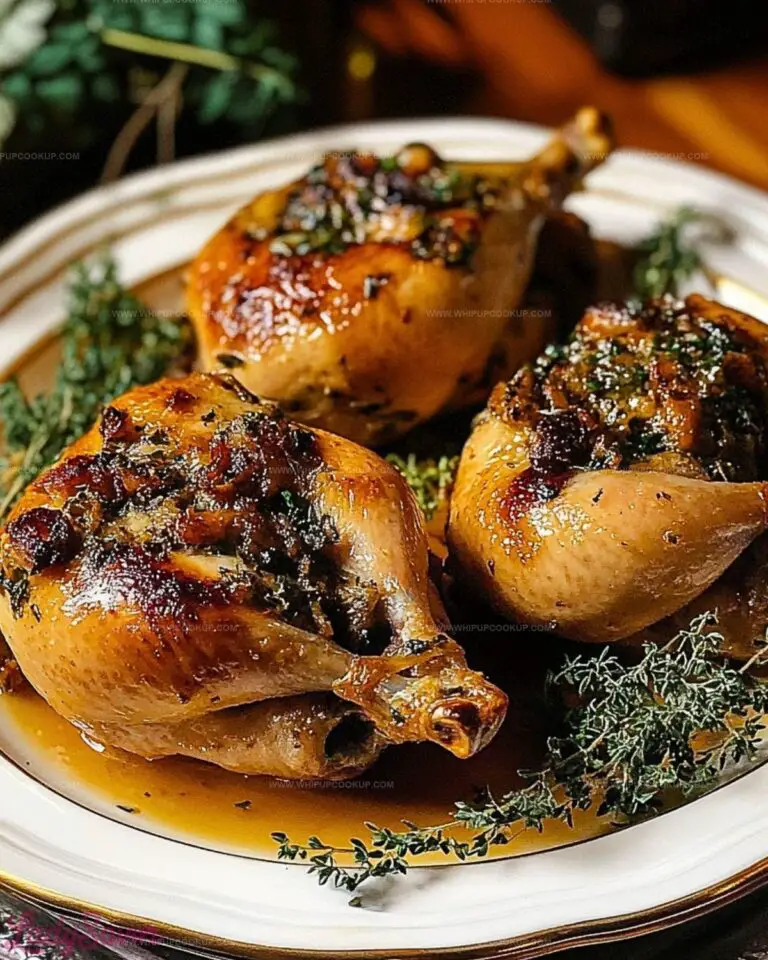 Stuffed Cornish Game Hens Recipe