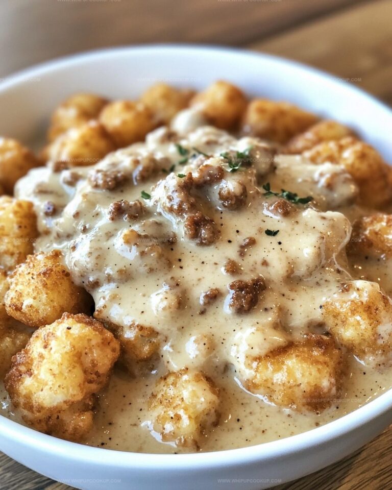 Tater Tot Breakfast Bowl With Sausage Gravy Recipe