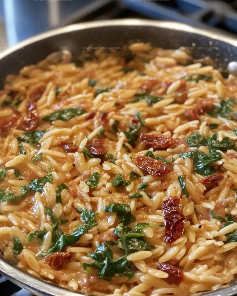 Easy Creamy Tuscan Orzo Recipe