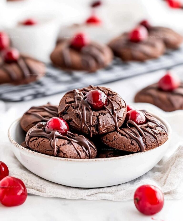 Chocolate Cherry Cookies Recipe