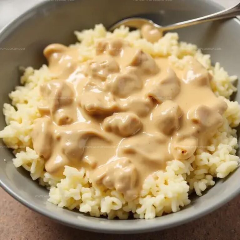 Creamy Chicken Gravy Over Rice or Noodles Recipe