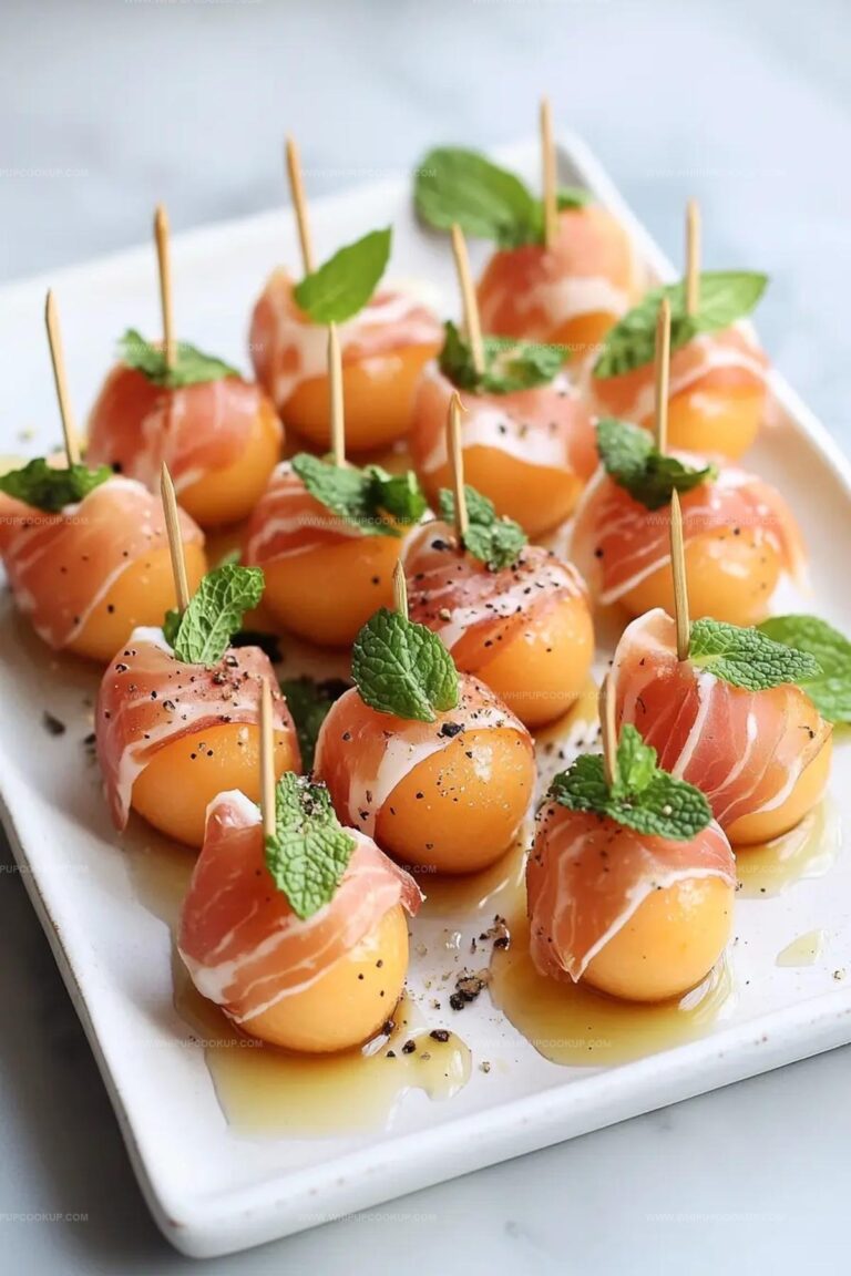 Prosciutto-Wrapped Melon Bites Recipe