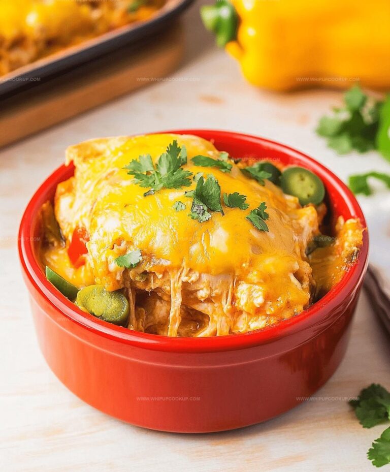 Slow Cooker Chicken Enchilada Casserole Recipe