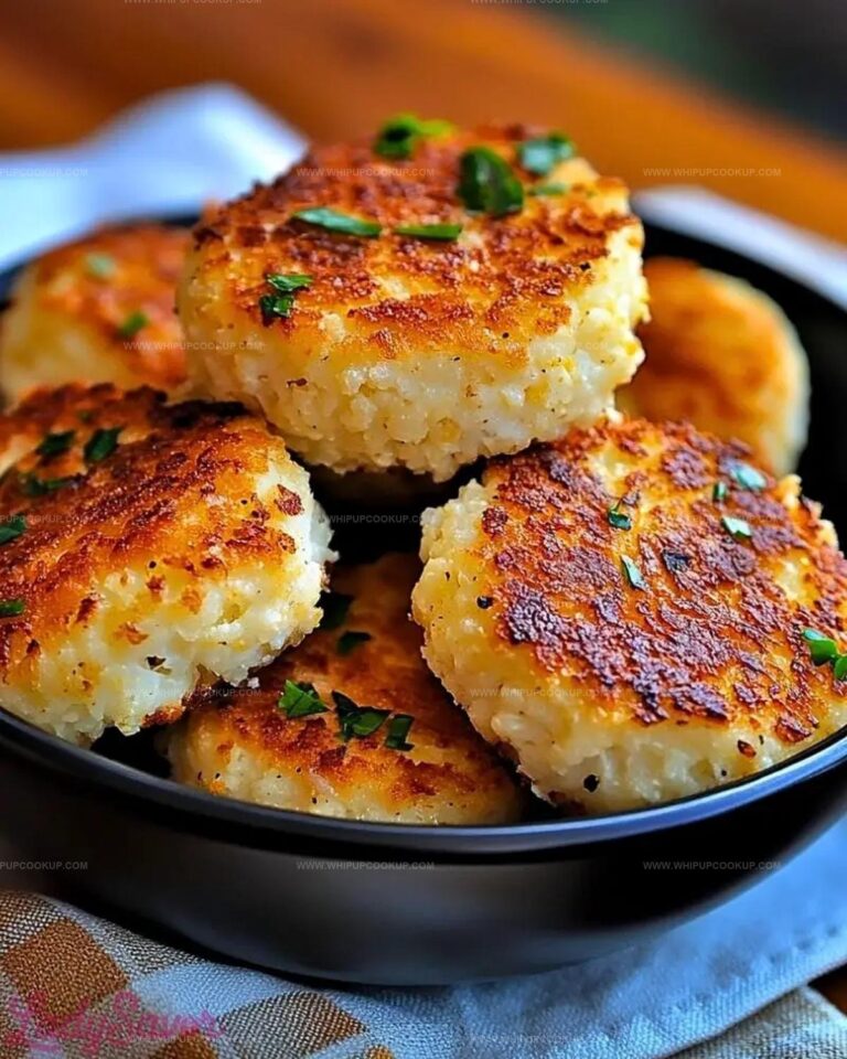 Cheesy Cauliflower Patties Recipe