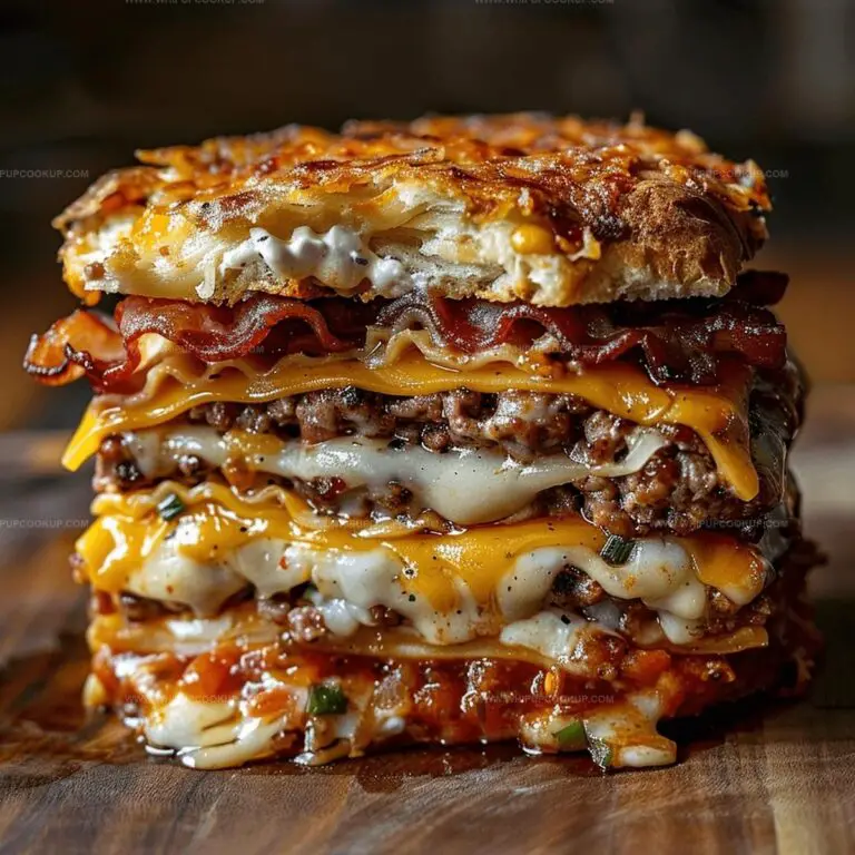 Bacon Lasagna Burger Recipe
