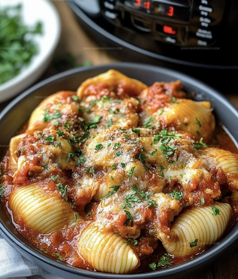Crockpot Stuffed Shells Recipe