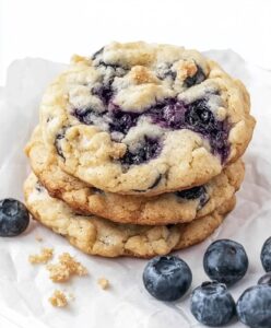 Blueberry Muffin Cookies With Streusel Topping Recipe