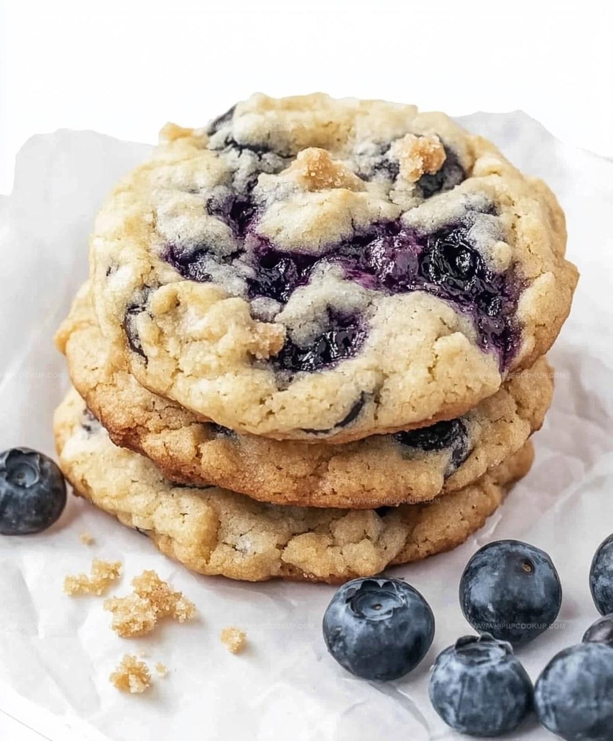Blueberry Muffin Cookies With Streusel Topping Recipe