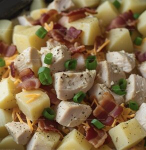 Loaded Cheesy Chicken Potato Casserole Recipe
