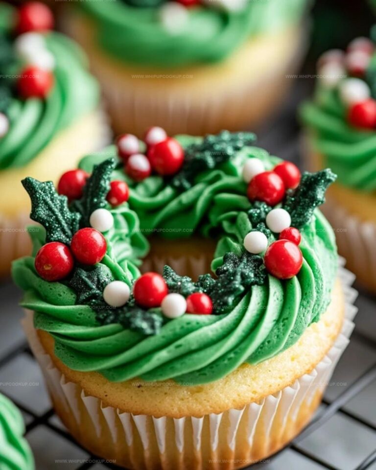 Wreath Cupcakes Recipe