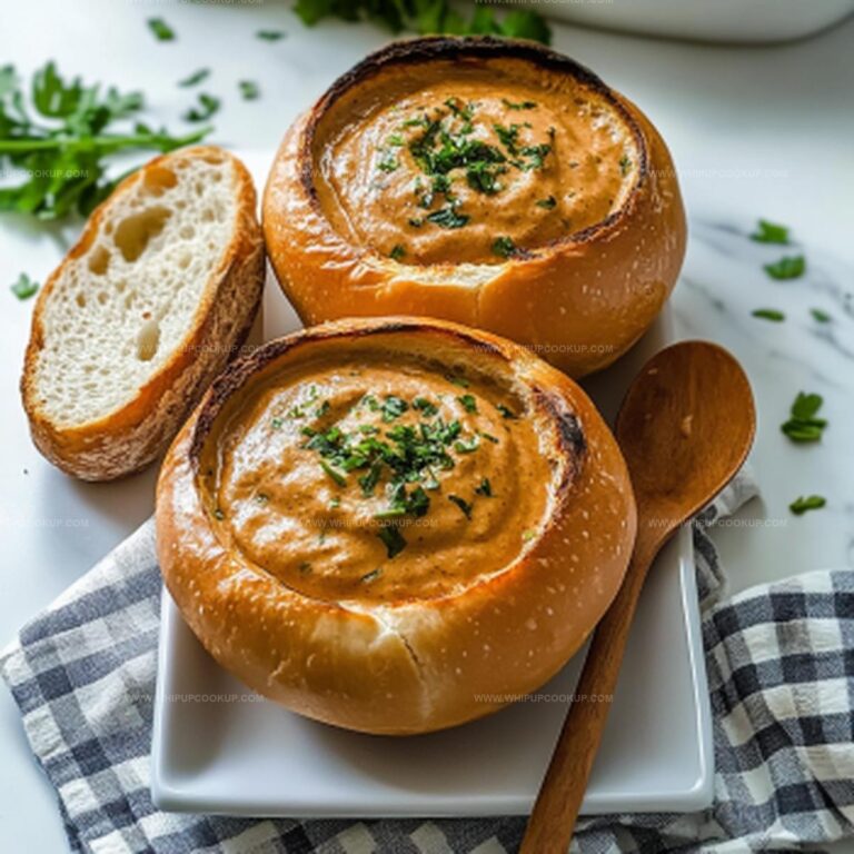 Pumpkin Shaped Bread Bowls Recipe