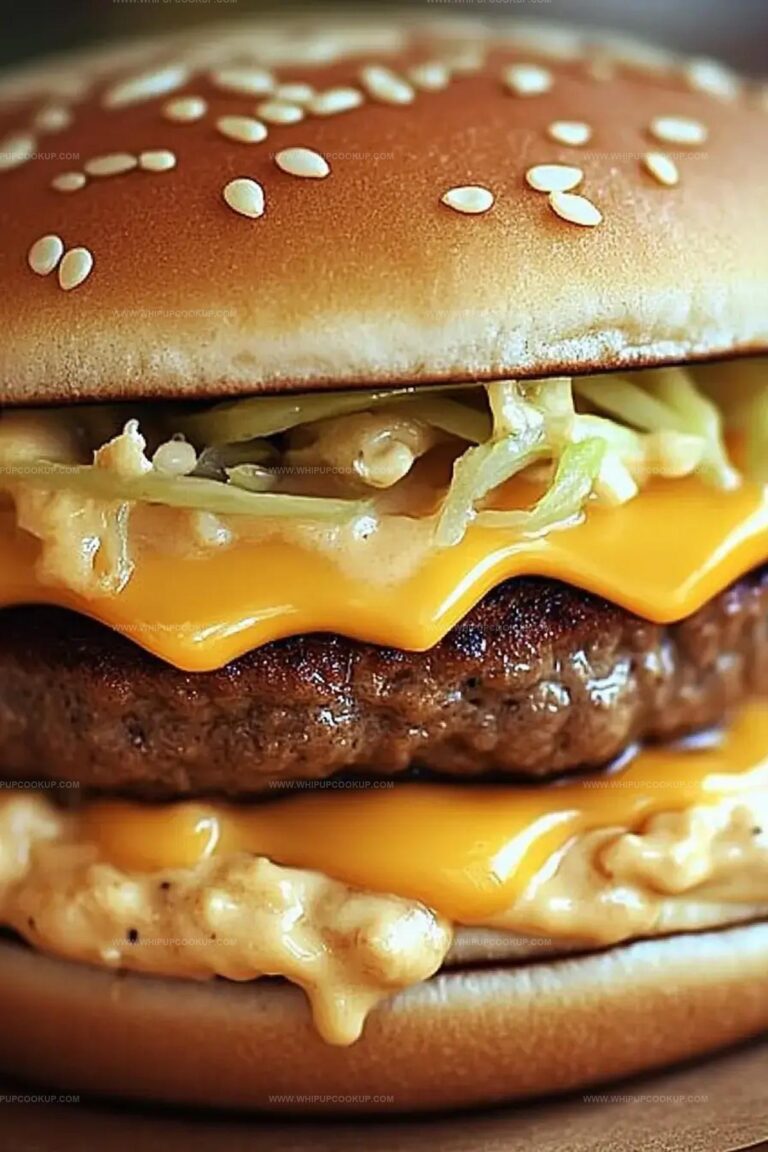 Juicy Homemade Big Mac With Special Sauce Recipe