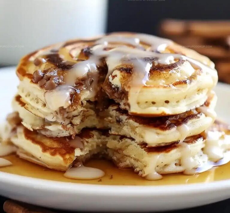 Cinnamon Roll Pancakes Recipe