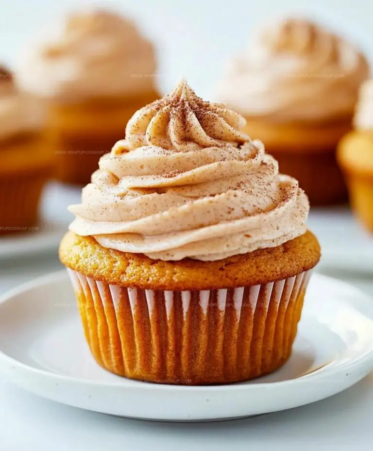 Pumpkin Cupcakes With Cinnamon Cream Cheese Frosting Recipe