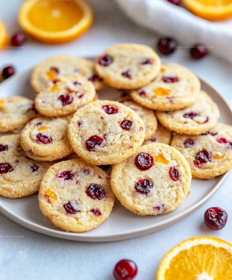 Slice And Bake Cranberry Orange Cookies Recipe