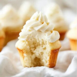 Vanilla Cupcakes with Buttercream Frosting Recipe