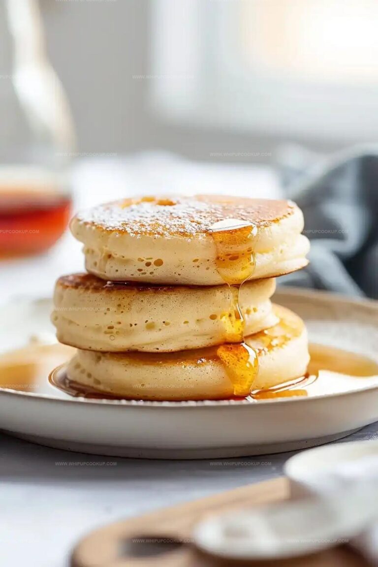 Fluffy Japanese Souffle Pancakes Recipe