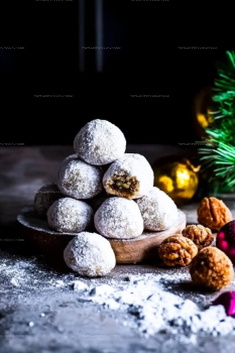 Buttery Walnut Snowball Cookies Recipe