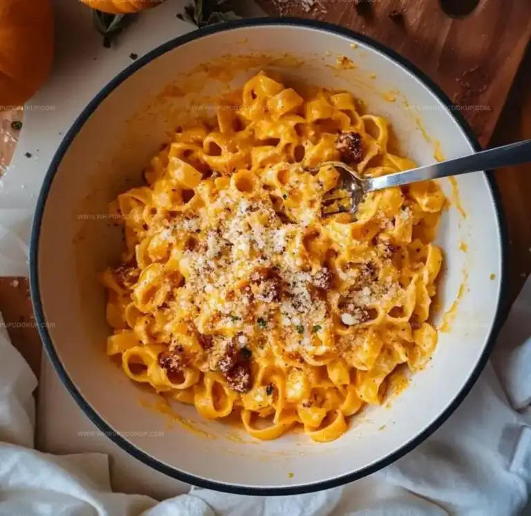 Creamy Pumpkin Alfredo Pasta Recipe