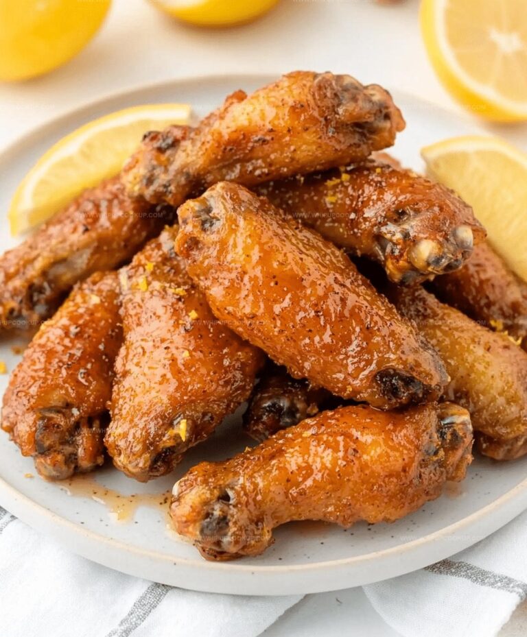 Honey Lemon Pepper Wings Recipe