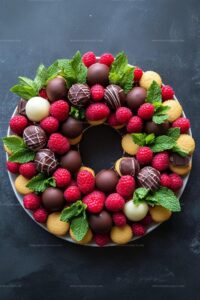 Christmas Mint Chocolate Bliss Wreath Recipe