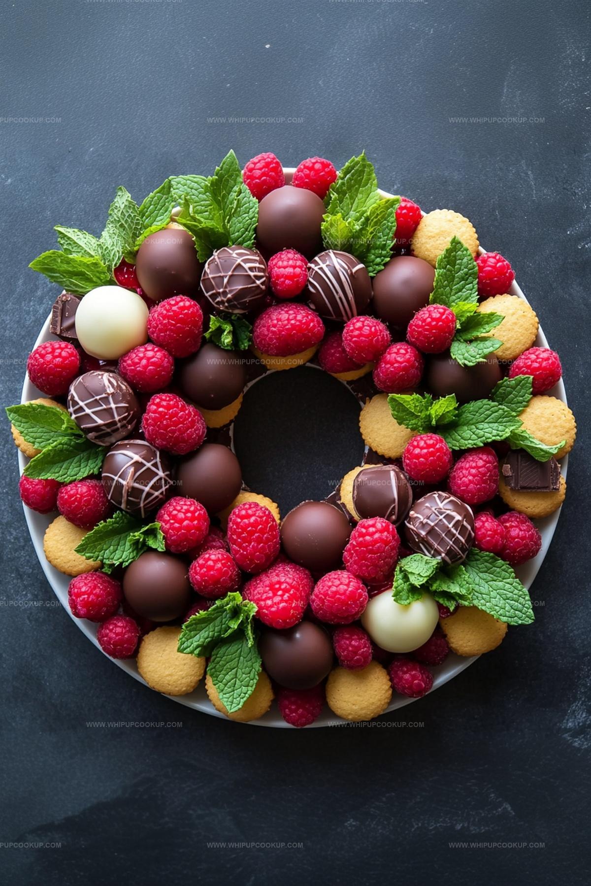 Christmas Mint Chocolate Bliss Wreath Recipe