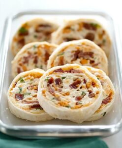 Bacon Cheddar Ranch Pinwheel Recipe