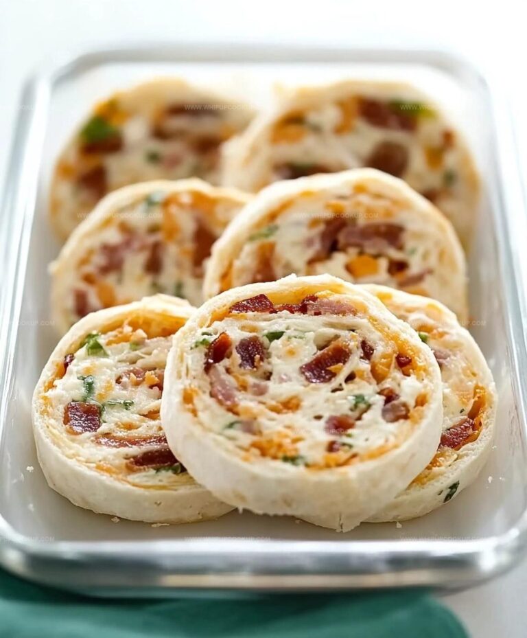 Bacon Cheddar Ranch Pinwheel Recipe