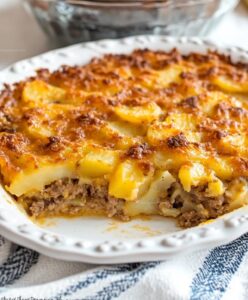 Easy Hamburger Potato Casserole Recipe