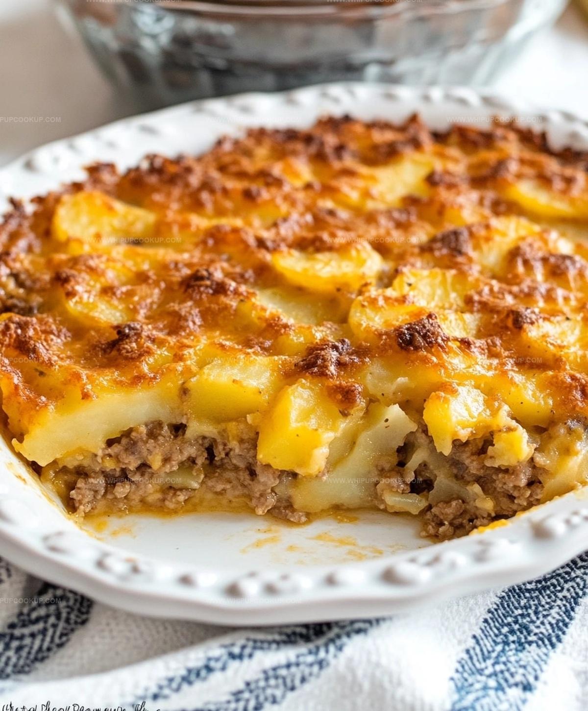 Easy Hamburger Potato Casserole Recipe