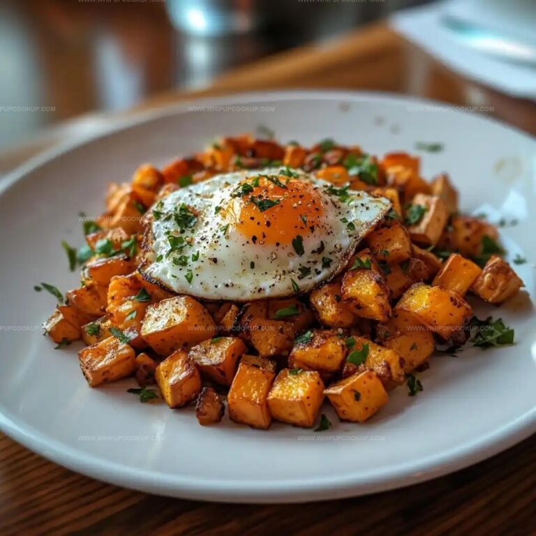 Sweet Potato Hash with Eggs (Hearty & Healthy Breakfast) Recipe