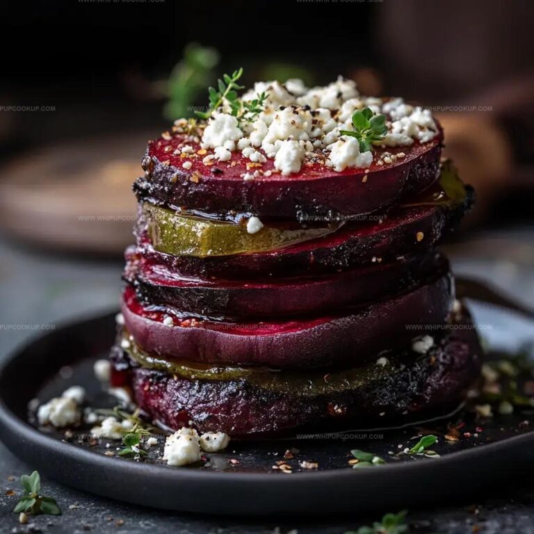 Roasted Beet and Feta Stack Recipe