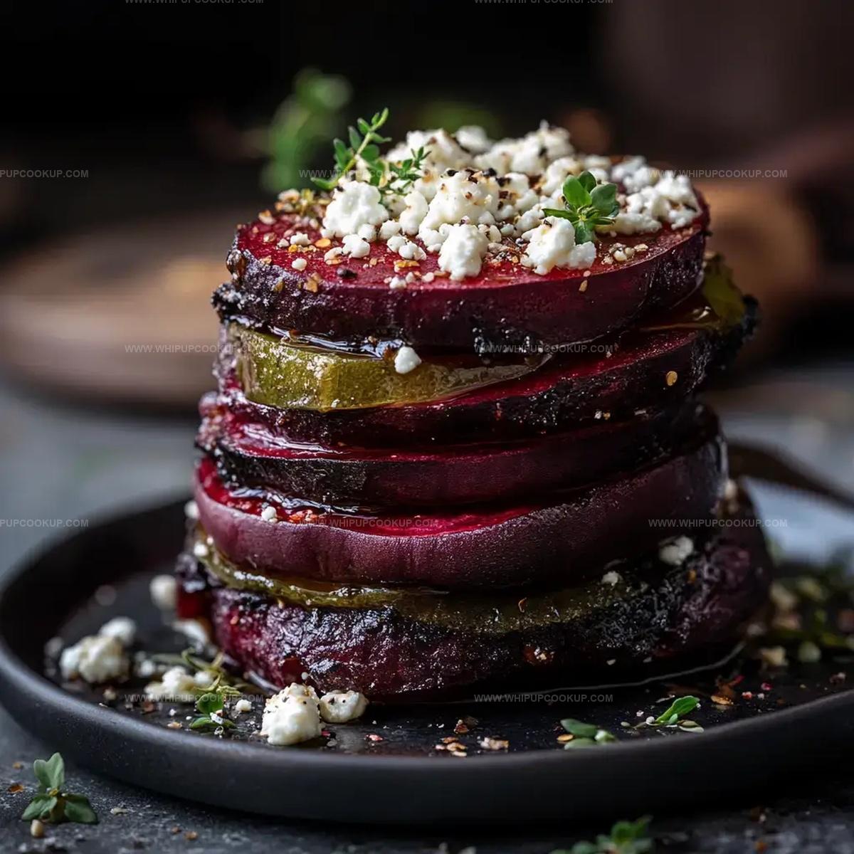 Roasted Beet and Feta Stack Recipe