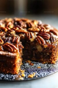 Upside-Down Pecan Pie Cake Recipe