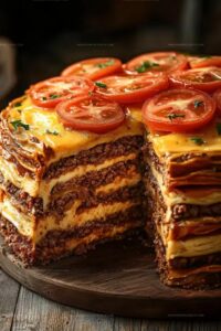 Beef Pizza Pie Recipe