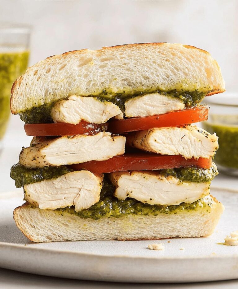 Chicken Pesto Sandwich Recipe