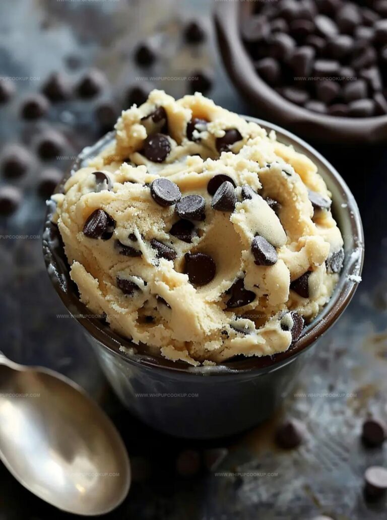 Edible Cookie Dough (only 5min & Eggless) Recipe