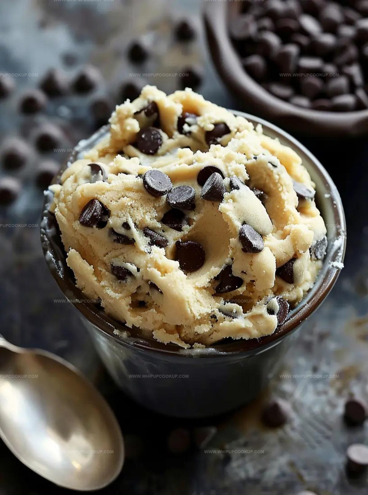 Edible Cookie Dough (only 5min & Eggless) Recipe