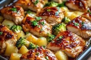 Hawaiian Chicken Sheet Pan Recipe