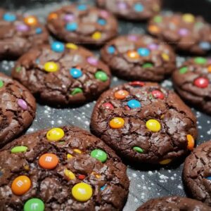 Chocolate M&M Cookies Recipe
