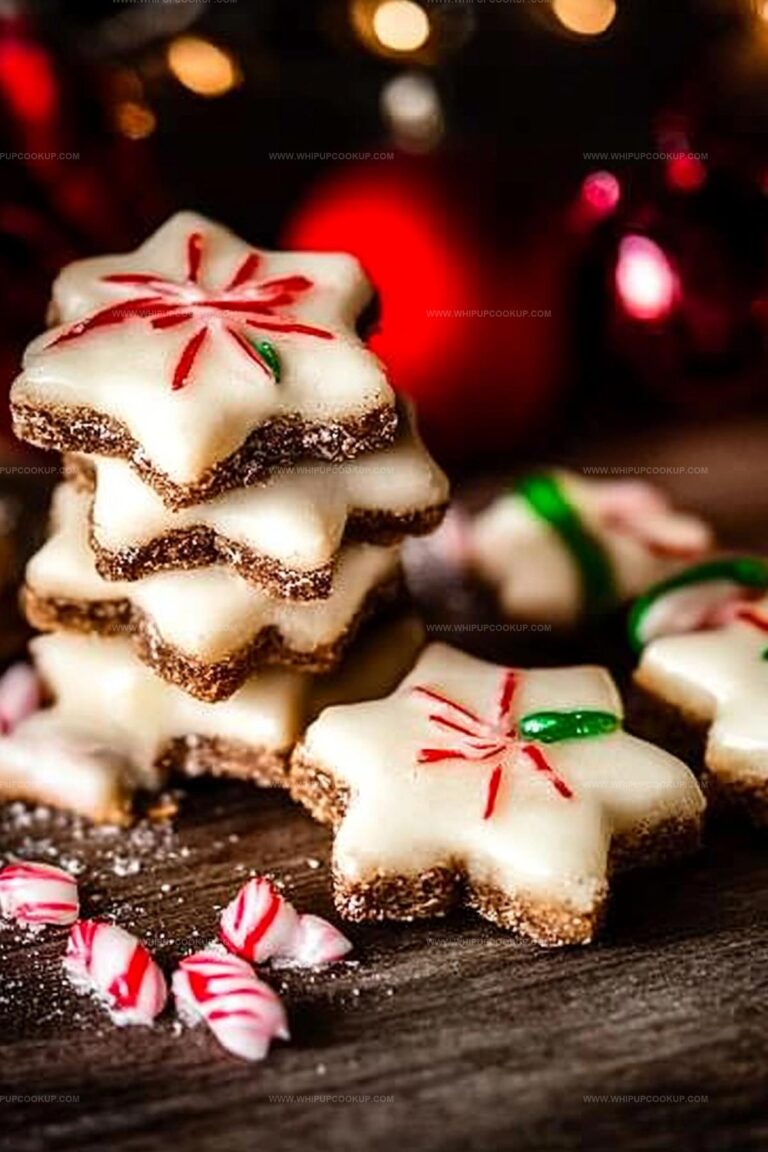 Peppermint Bark Shortbread Cookies Recipe
