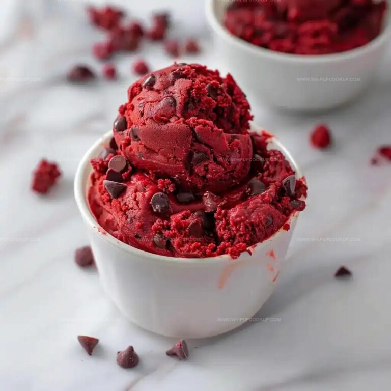 Edible Red Velvet Cookie Dough Recipe