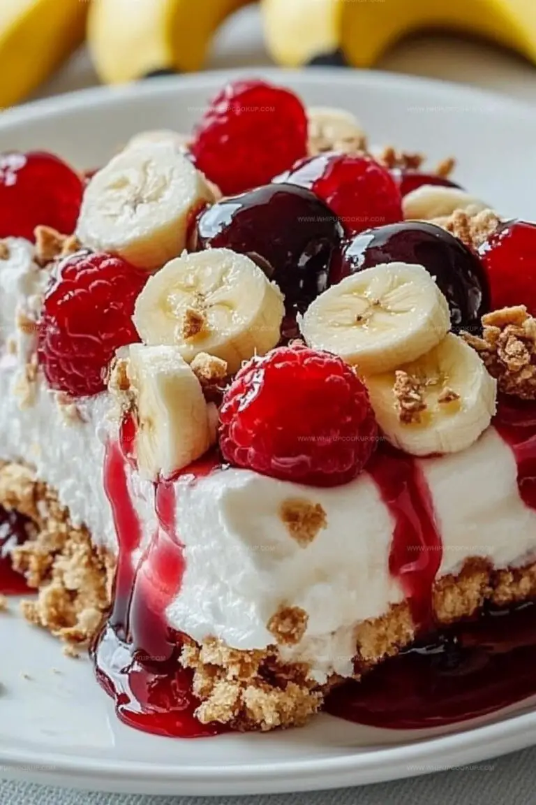 No-Bake Banana Split Dessert Recipe