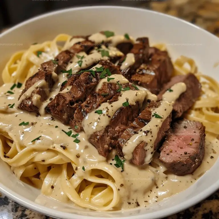 Creamy Cajun Steak Alfredo Recipe