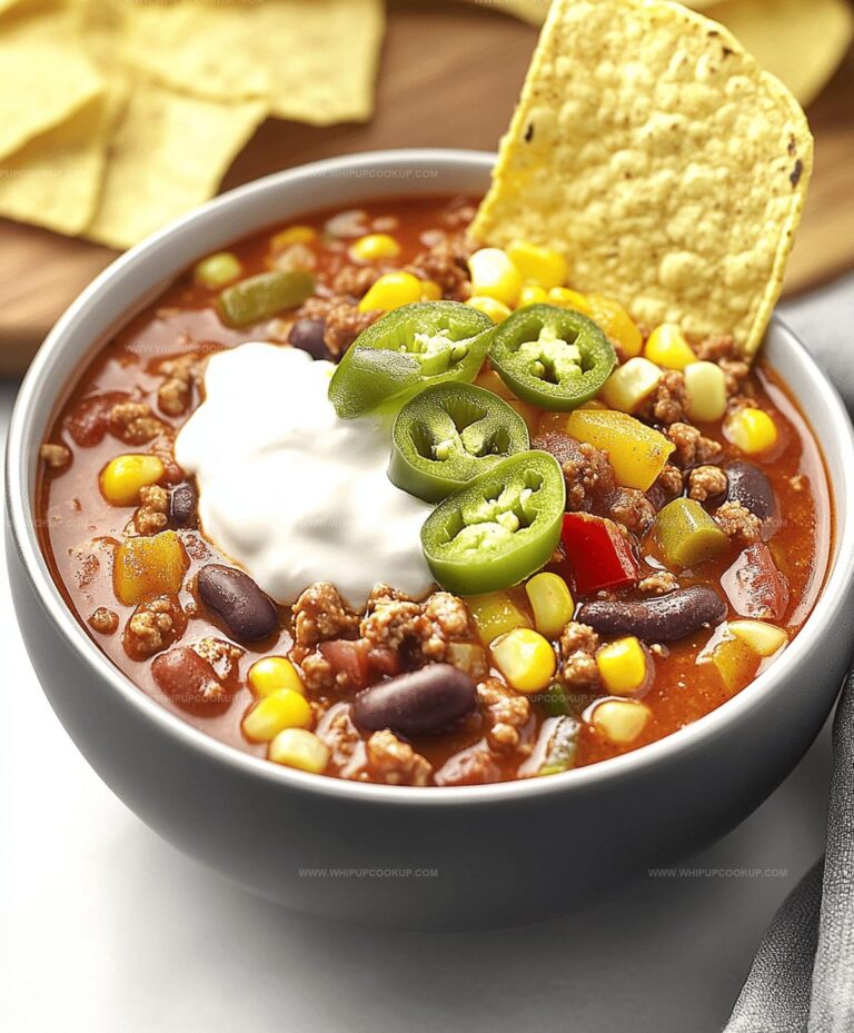 Slow Cooker Taco Chili Recipe