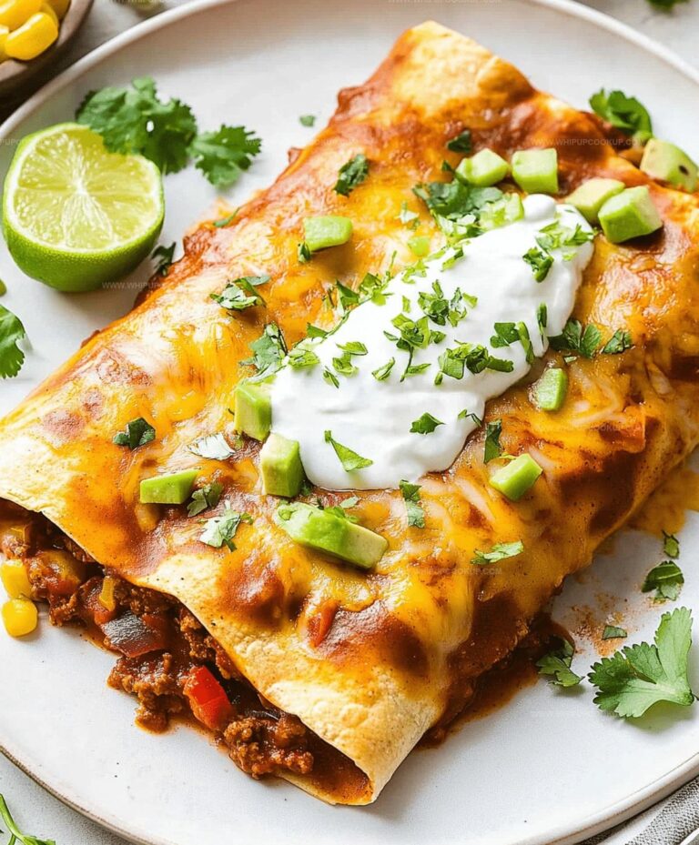 Ground Beef Enchiladas Recipe