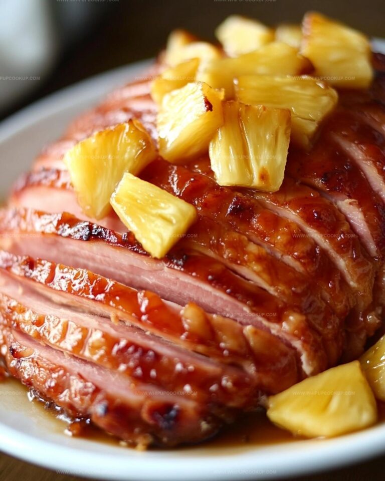 Crock Pot Pineapple Glazed Ham Recipe