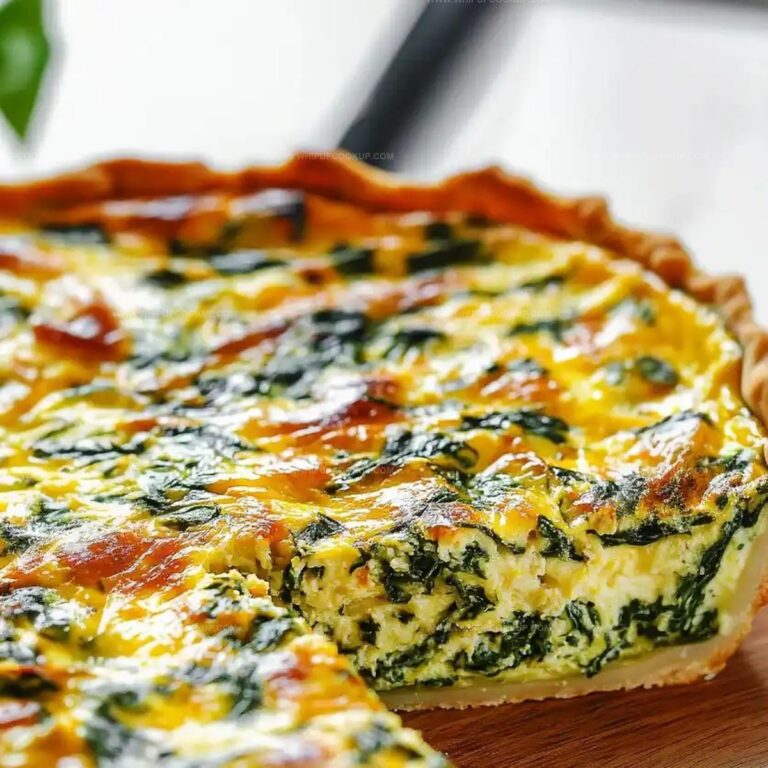 Delicious Crustless Spinach Quiche Recipe