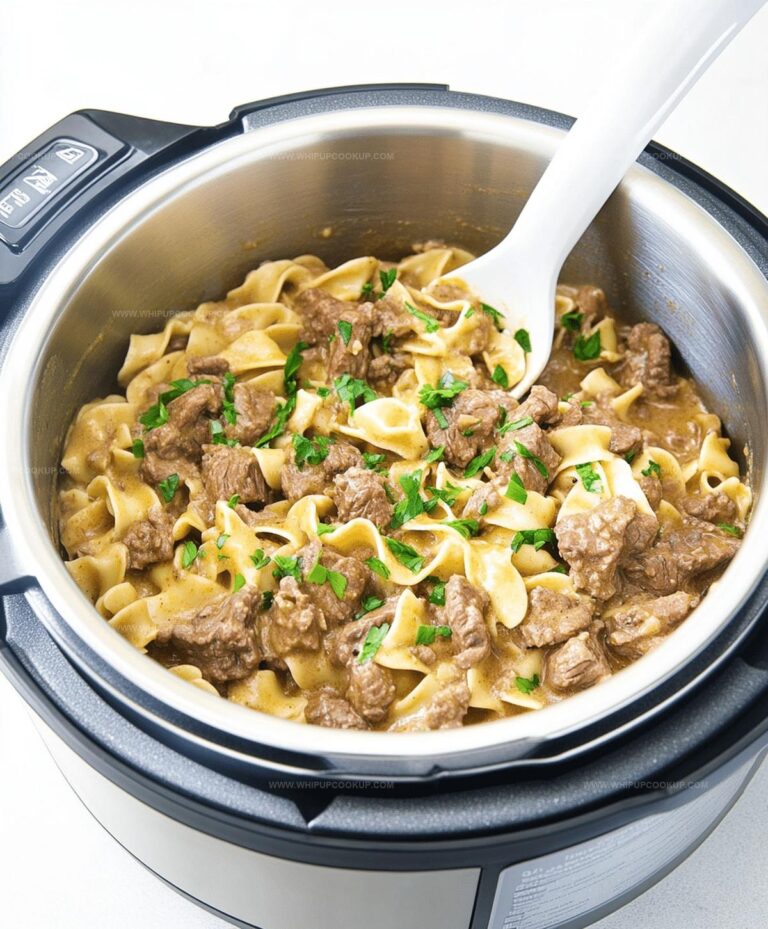 Instant Pot Beef Stroganoff Recipe